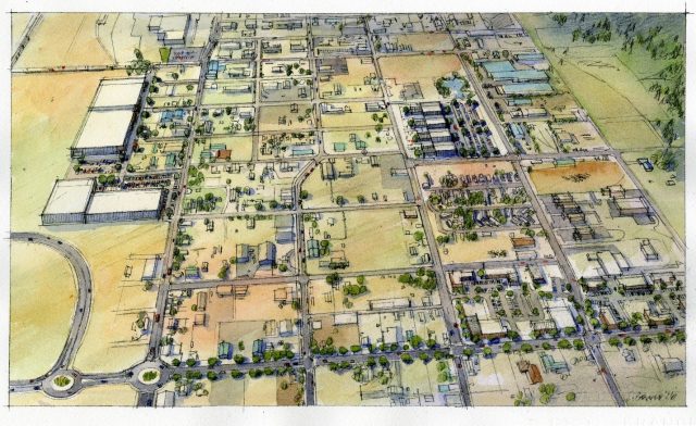 City of Spokane Hillyard Redevelopment Master Plan Rendering